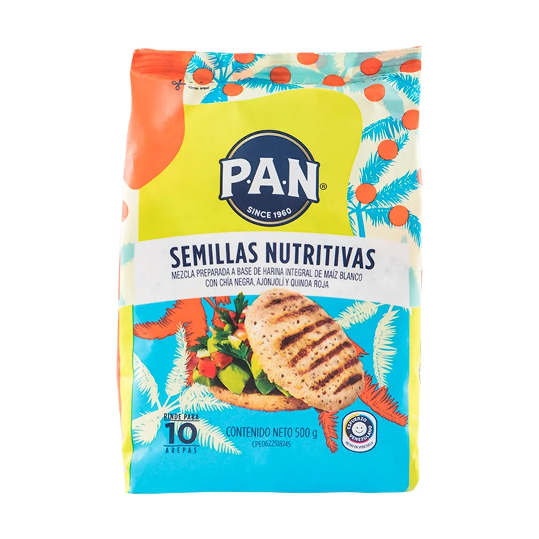 PAN SEMILLAS NUTRITIVAS 500 G x 12 Uds.