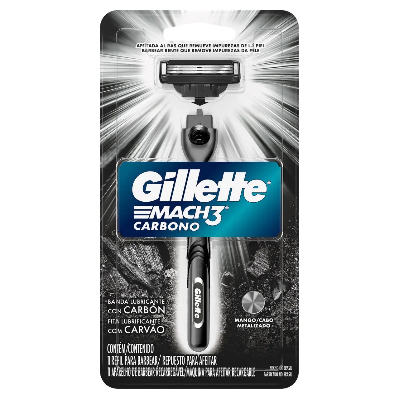 GILLETE MACH3 SISTEMA CARBONO 37 G x 30 Uds.