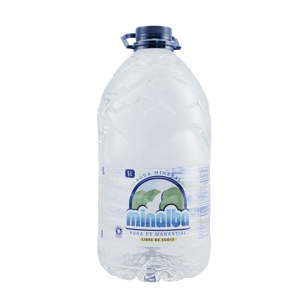 AGUA MINALBA 5 L x 2 Uds.